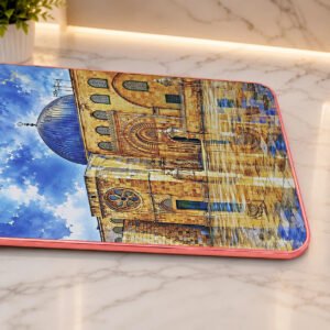 Al Aqsa Masjid Islamic Wall Art - 12 | Rose Gold 1